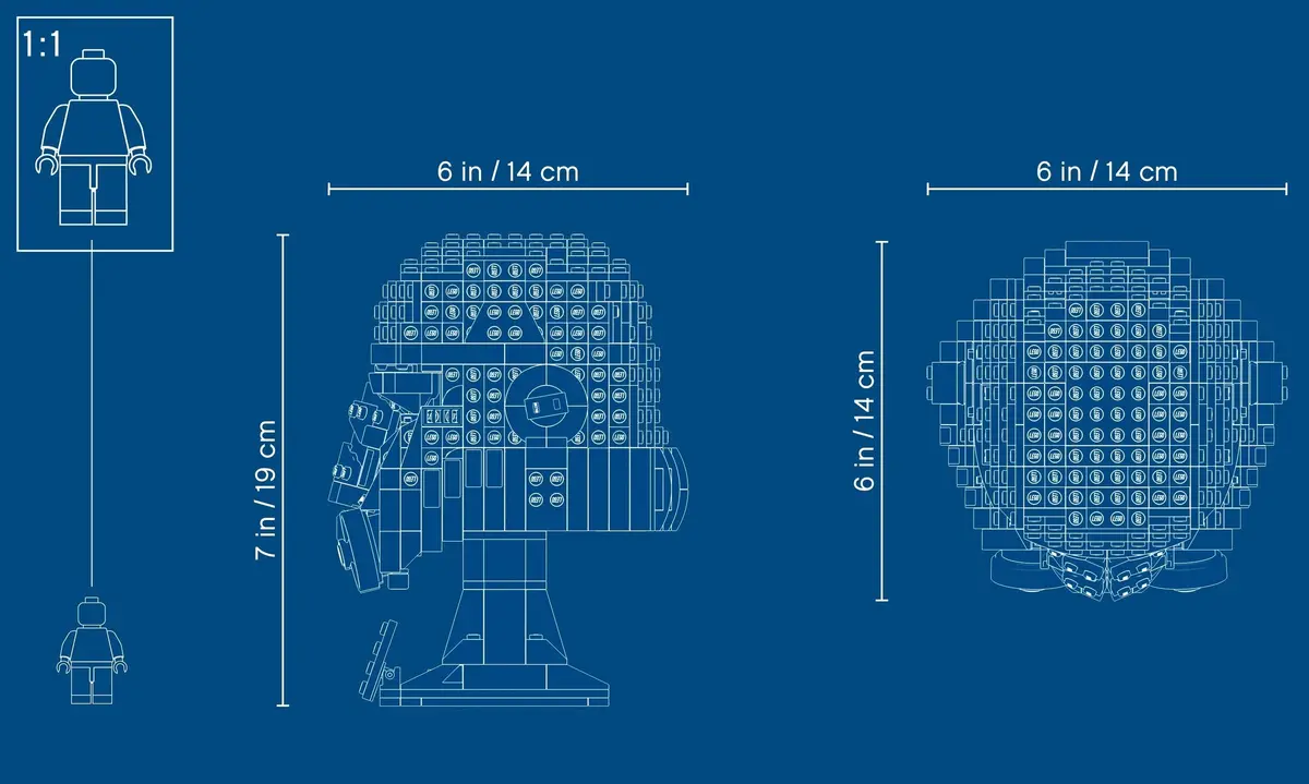 LEGO Star Wars 75276 Stormtrooper Helmet set, image 3