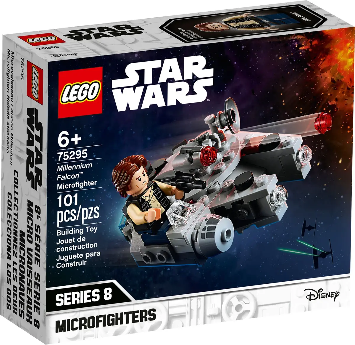 LEGO Star Wars 75295 Millennium Falcon Microfighter set, image 2