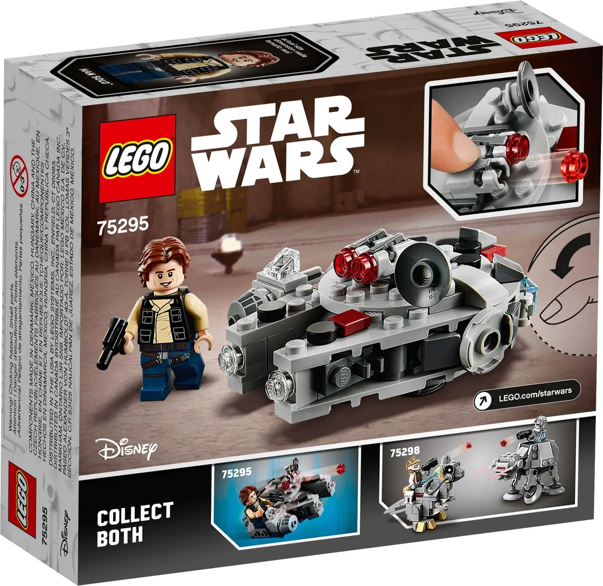 LEGO Star Wars 75295 Millennium Falcon Microfighter set, image 3