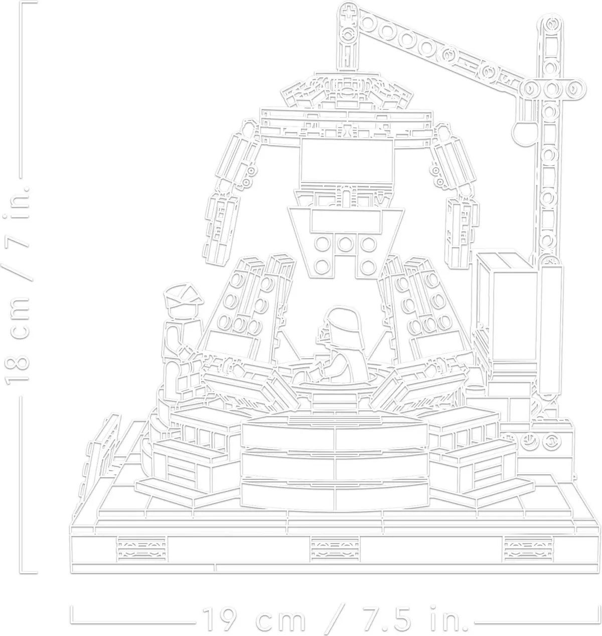 LEGO Star Wars 75296 Darth Vader Meditation Chamber set, image 6