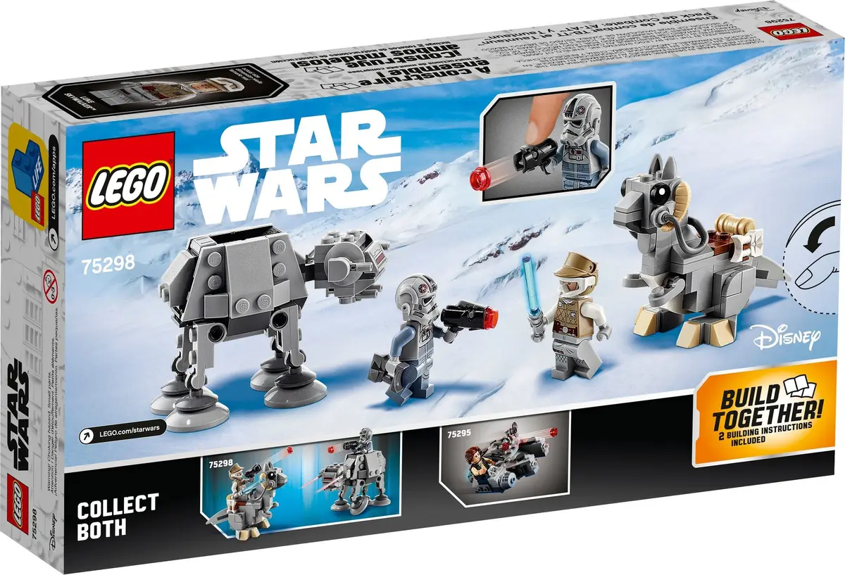 LEGO Star Wars 75298 AT-AT vs. Tauntaun Microfighters set, image 7