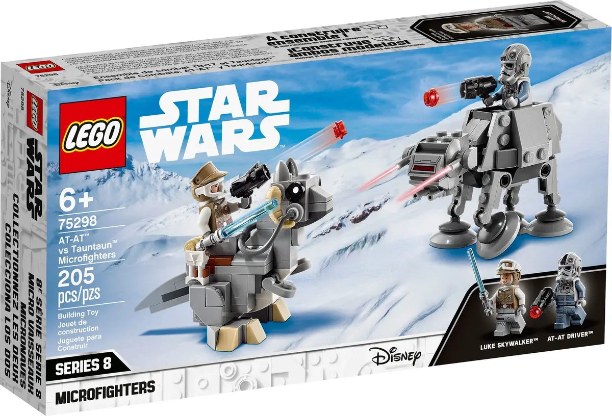 LEGO Star Wars 75298 AT-AT vs. Tauntaun Microfighters set, image 2