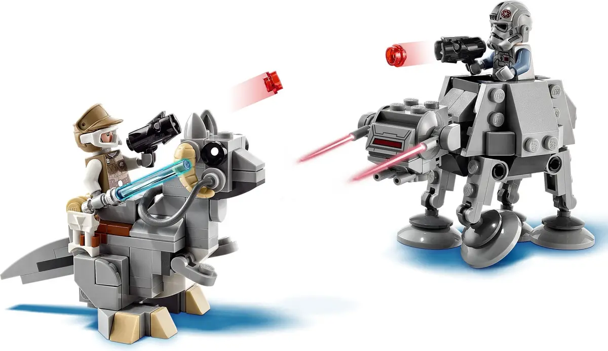 LEGO Star Wars 75298 AT-AT vs. Tauntaun Microfighters set, image 4