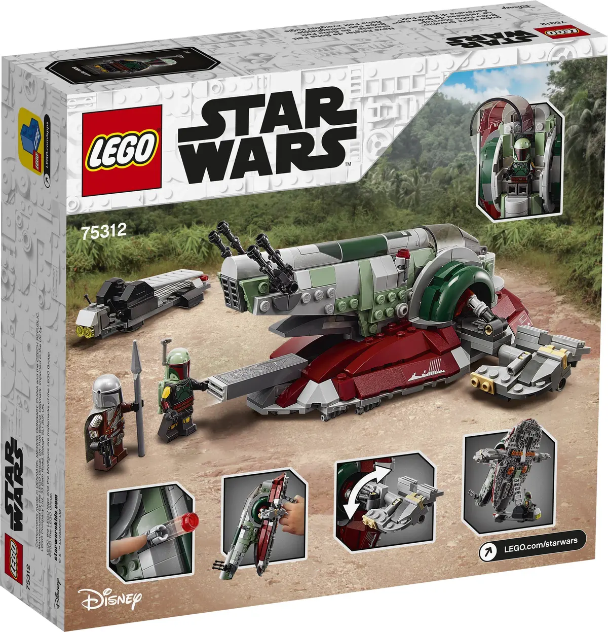 LEGO Star Wars 75312 Boba Fett's Starship set, image 16