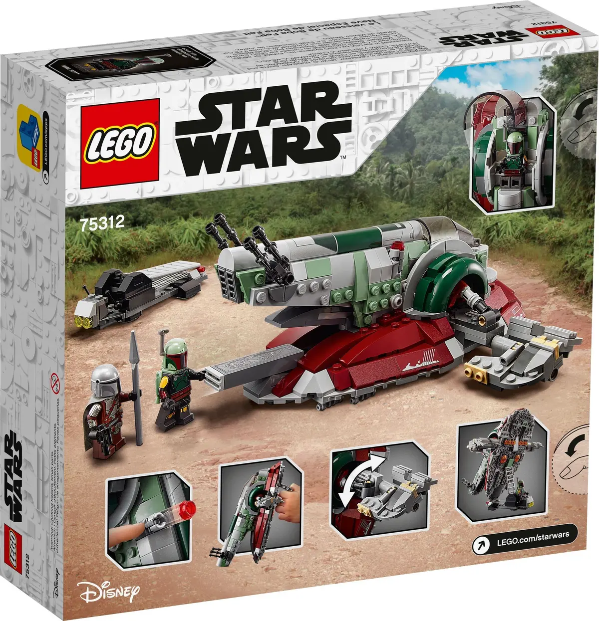 LEGO Star Wars 75312 Boba Fett's Starship set, image 3