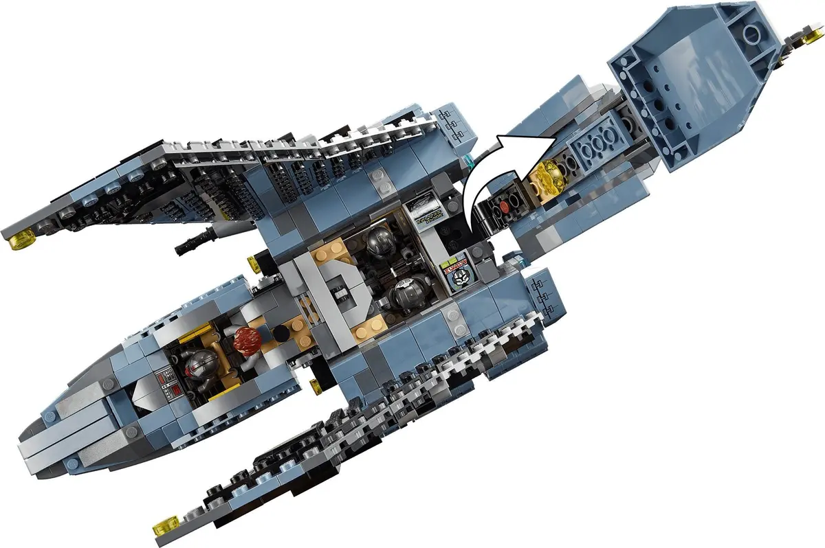 LEGO Star Wars 75314 The Bad Batch Attack Shuttle set, image 9