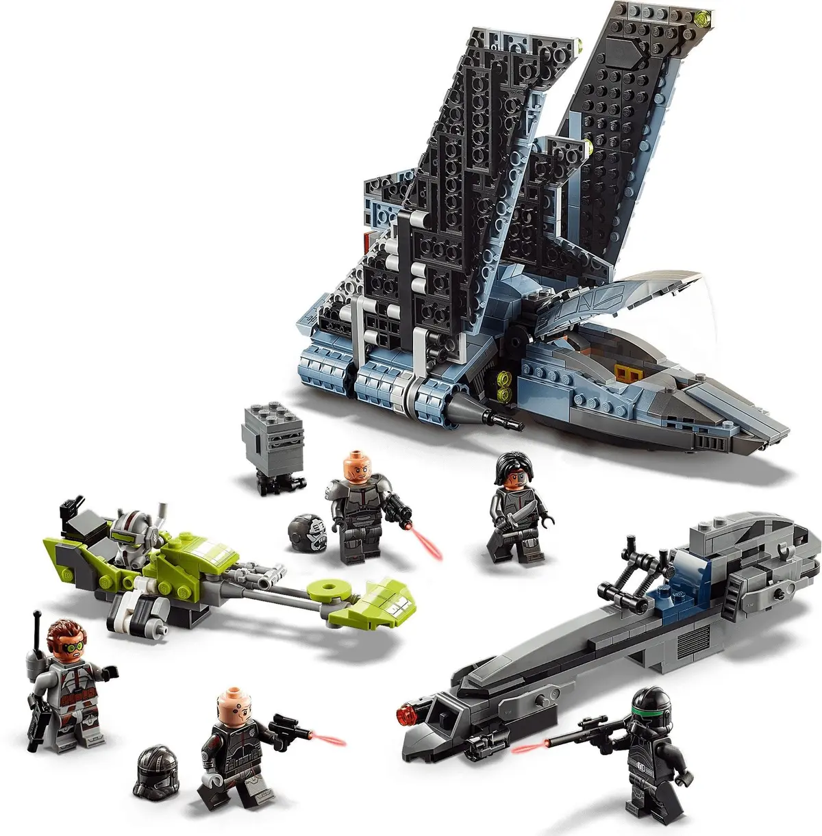 LEGO Star Wars 75314 The Bad Batch Attack Shuttle set, image 8
