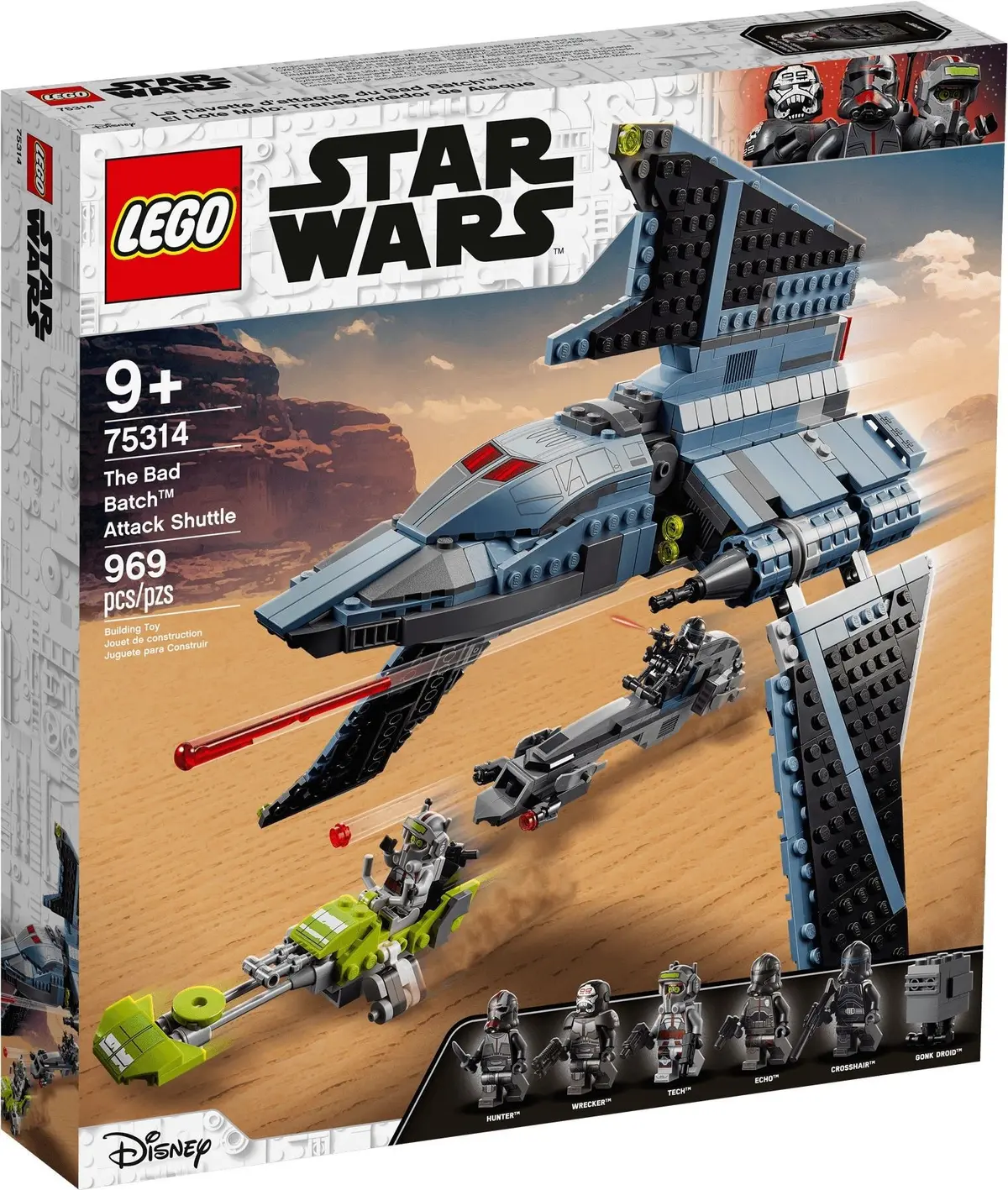 LEGO Star Wars 75314 The Bad Batch Attack Shuttle set, image 2