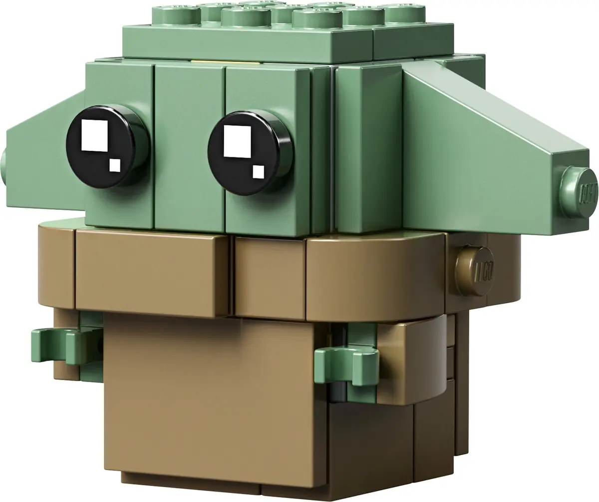 LEGO BrickHeadz 75317 The Mandalorian & The Child set, image 6