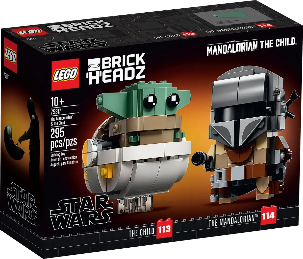 LEGO BrickHeadz 75317 The Mandalorian & The Child set, image 11