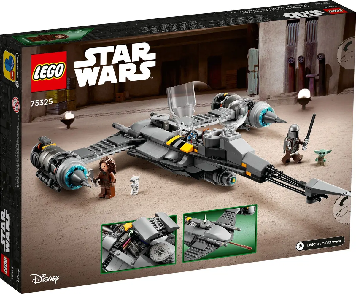LEGO Star Wars 75325 The Mandalorian's N-1 Starfighter set, image 4