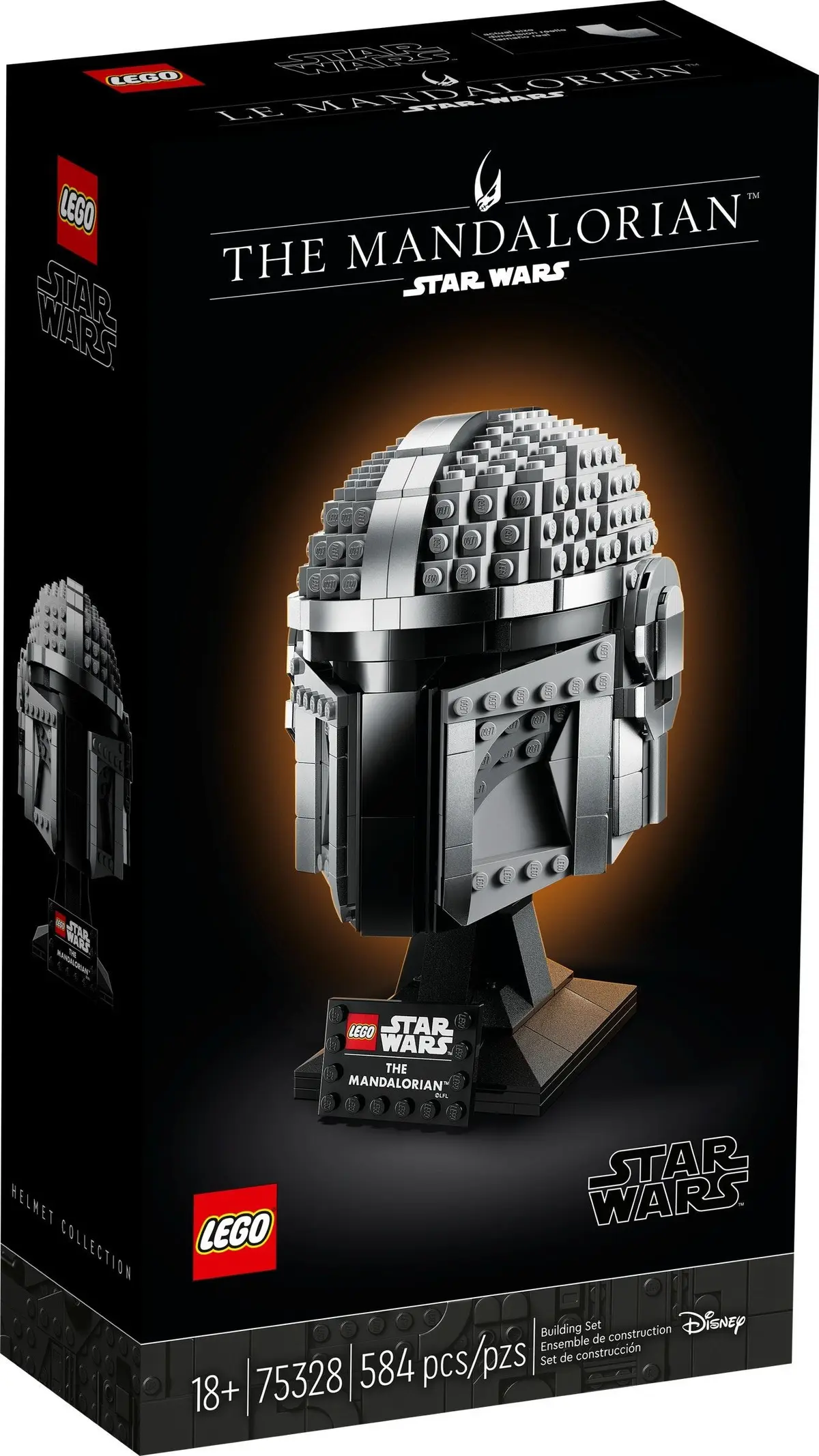 LEGO Star Wars 75328 The Mandalorian Helmet set, image 2