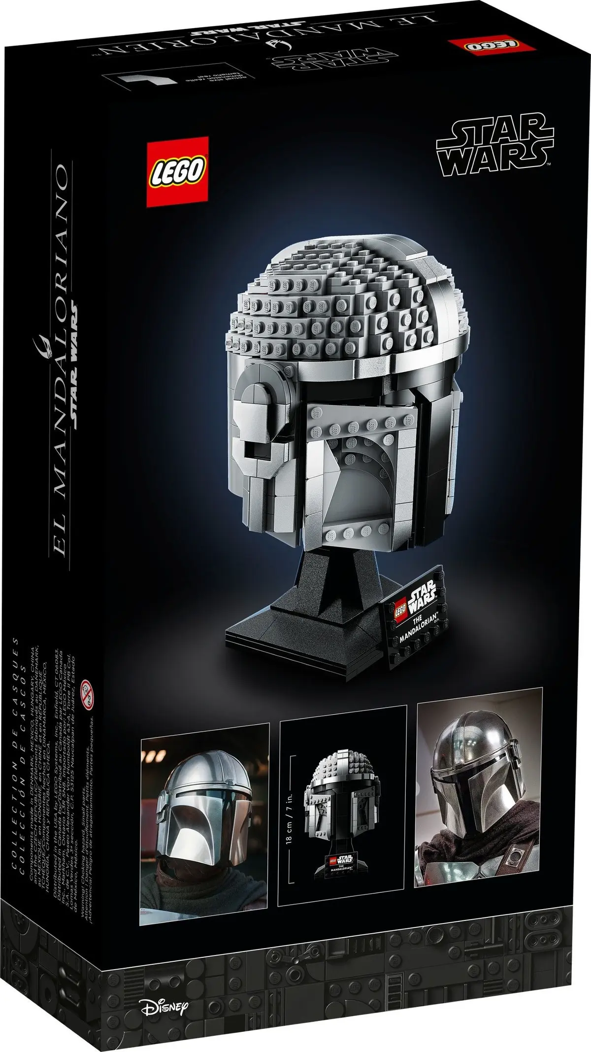 LEGO Star Wars 75328 The Mandalorian Helmet set, image 5