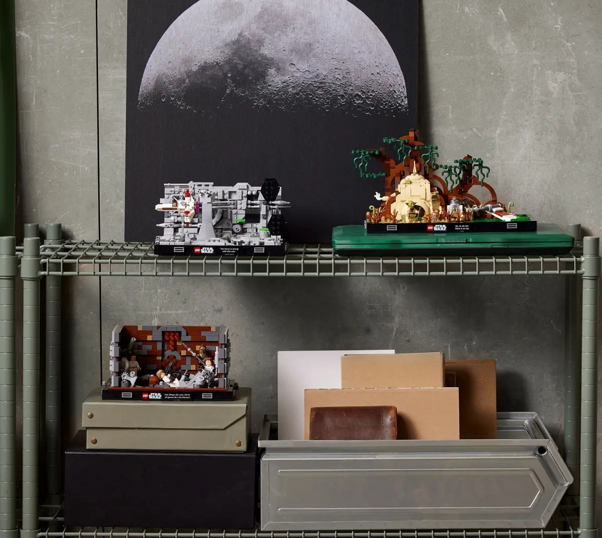 LEGO Star Wars 75329 Death Star Trench Run Diorama set, image 7