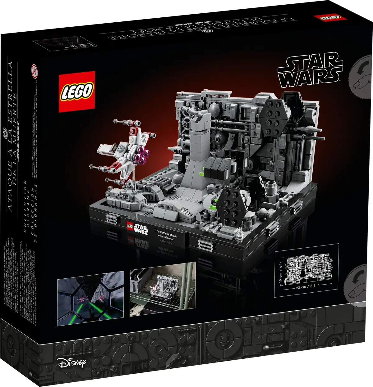 LEGO Star Wars 75329 Death Star Trench Run Diorama set, image 3