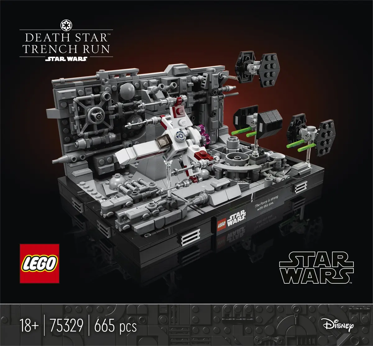 LEGO Star Wars 75329 Death Star Trench Run Diorama set, image 8
