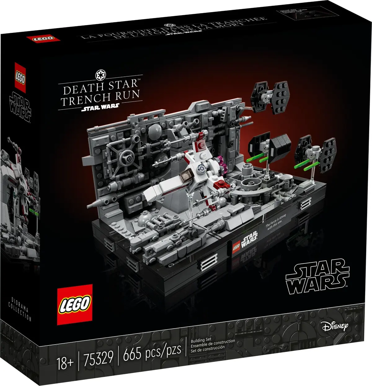 LEGO Star Wars 75329 Death Star Trench Run Diorama set, image 2