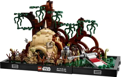 LEGO Star Wars 75330 Dagobah Jedi Training Diorama set