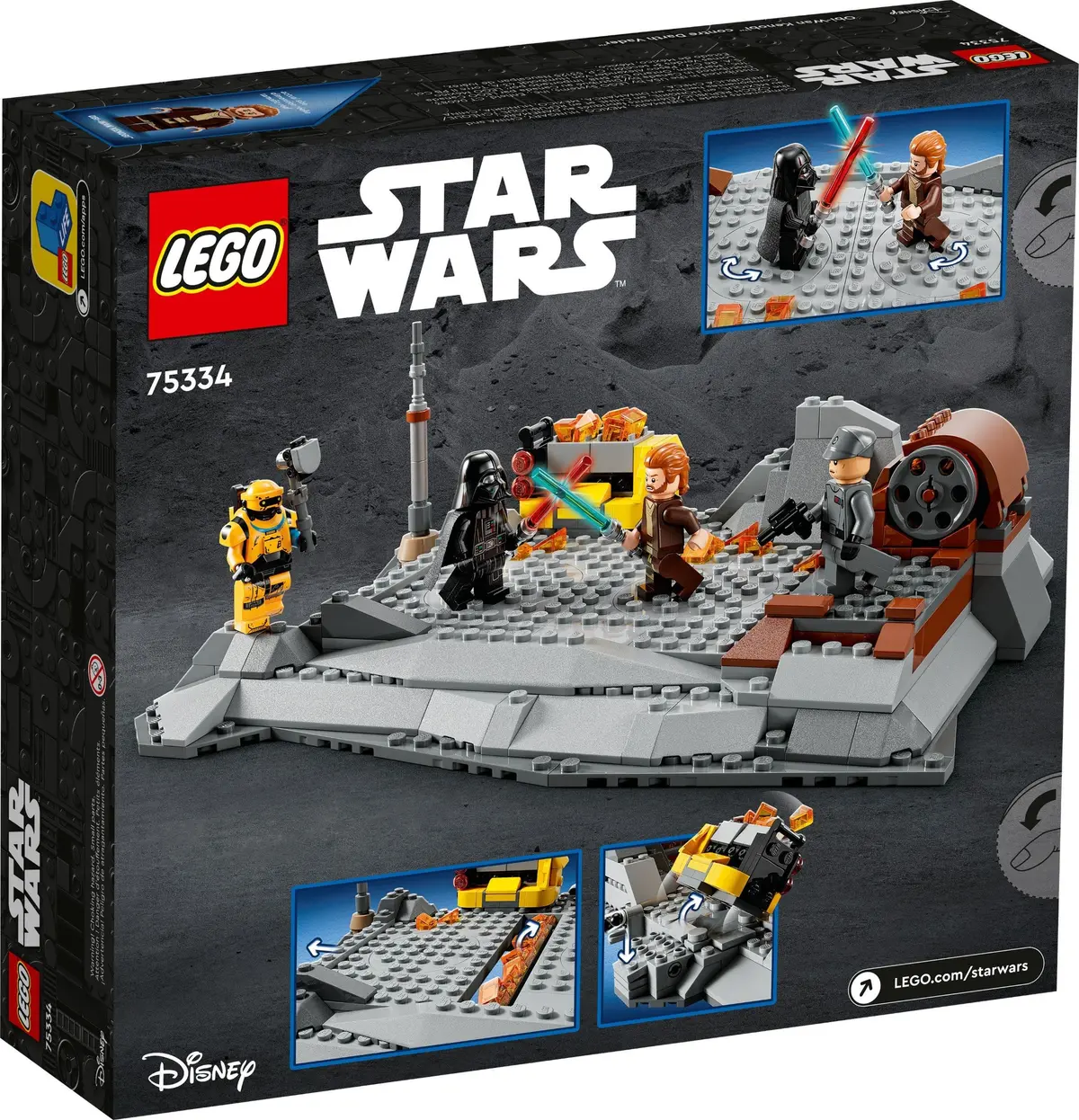 LEGO Star Wars 75334 Obi-Wan Kenobi vs. Darth Vader set, image 8