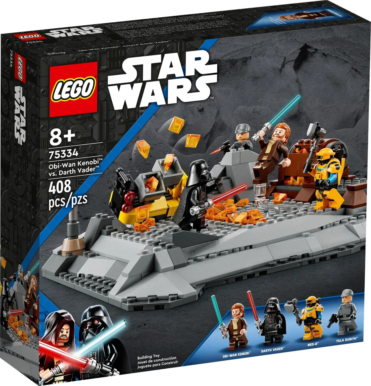 LEGO Star Wars 75334 Obi-Wan Kenobi vs. Darth Vader set, image 2