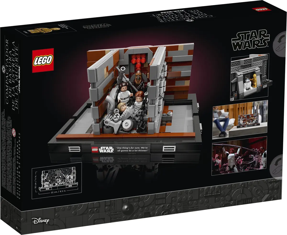 LEGO Star Wars 75339 Death Star Trash Compactor Diorama set, image 6