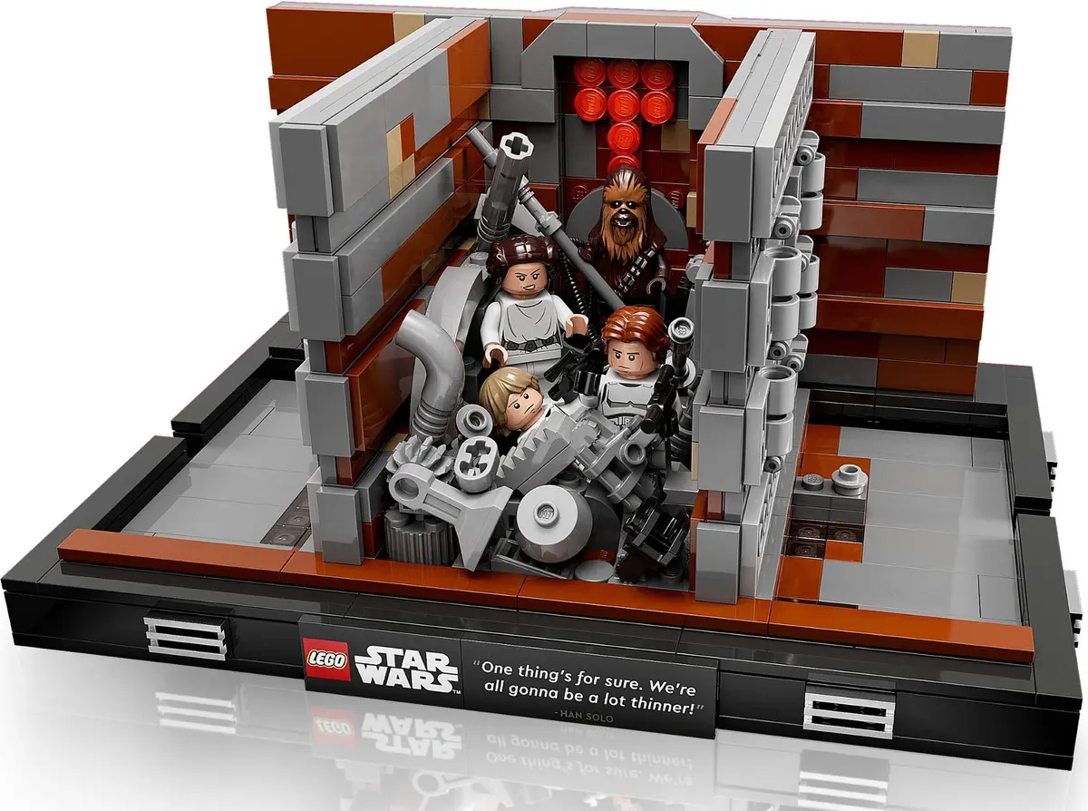 LEGO Star Wars 75339 Death Star Trash Compactor Diorama set, image 4