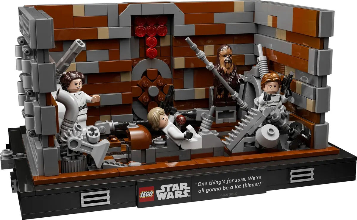 LEGO Star Wars 75339 Death Star Trash Compactor Diorama set
