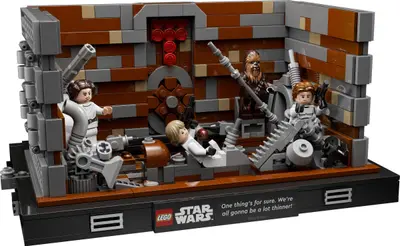 LEGO Star Wars 75339 Death Star Trash Compactor Diorama set