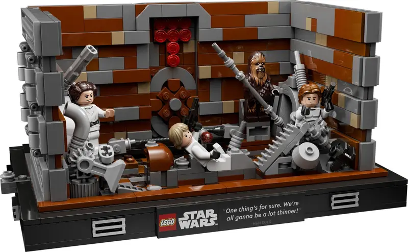 LEGO Star Wars 75339 Death Star Trash Compactor Diorama set