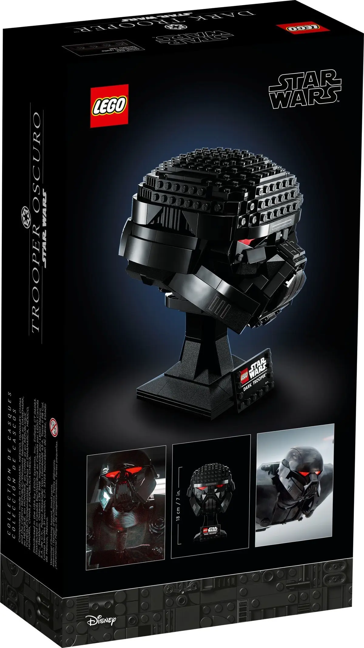 LEGO Star Wars 75343 Dark Trooper Helmet set, image 5