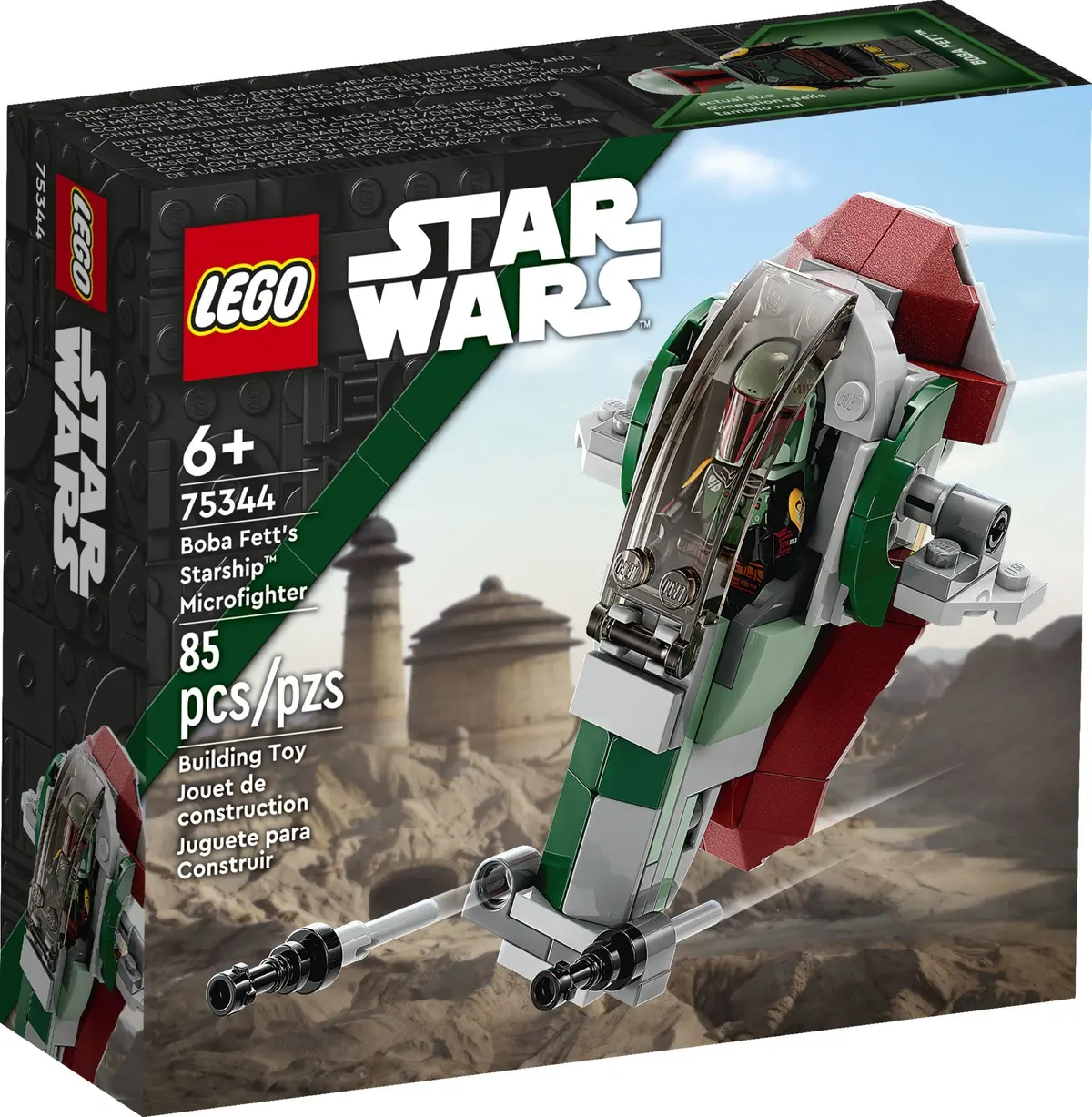 LEGO Star Wars 75344 Boba Fett's Starship Microfighter set, image 2