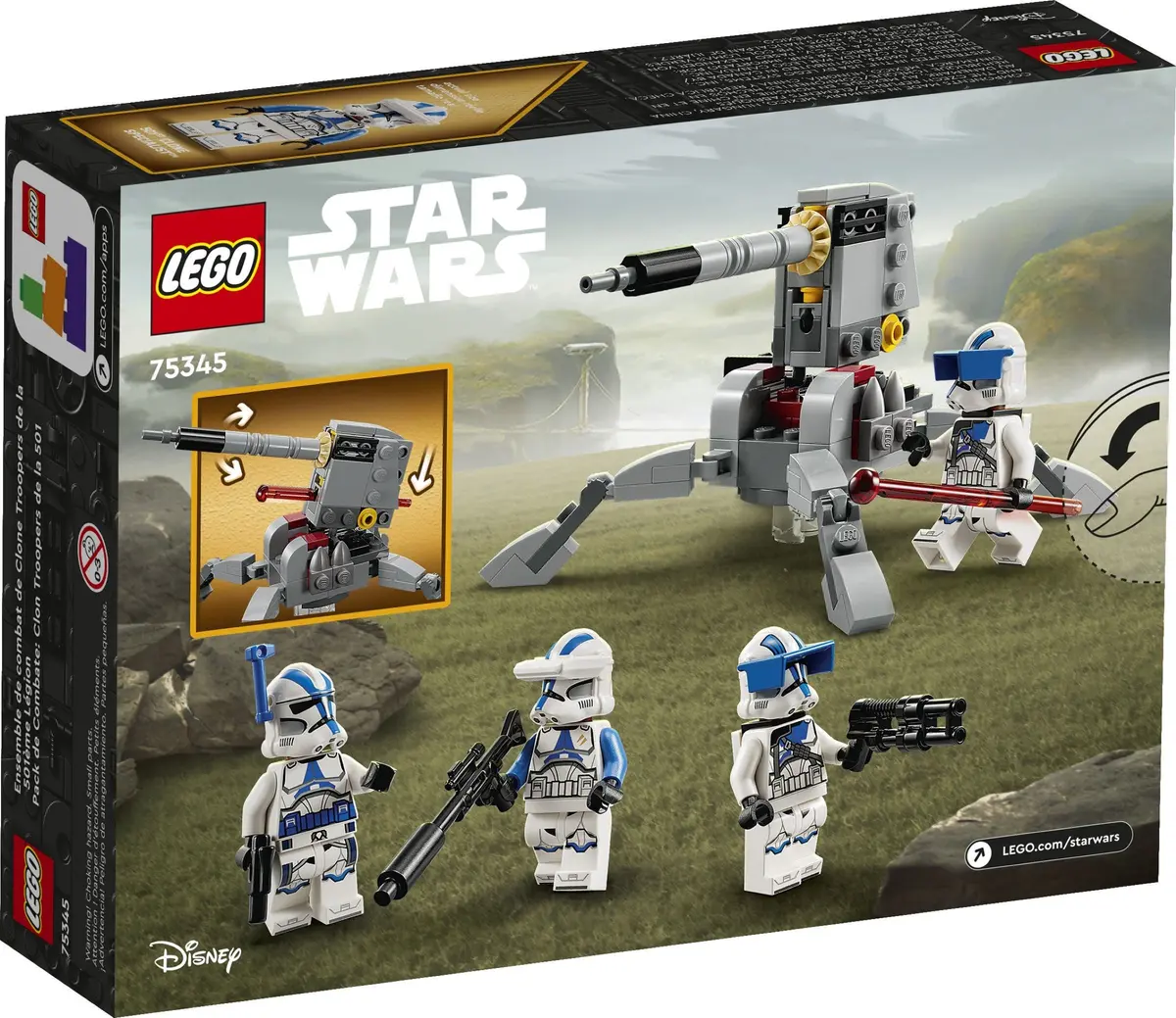 LEGO Star Wars 75345 501st Clone Troopers Battle Pack set, image 6