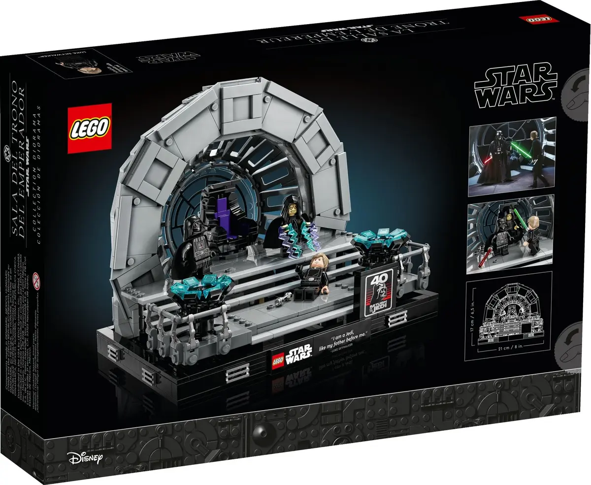 LEGO Star Wars 75352 Emperor's Throne Room Diorama set, image 6