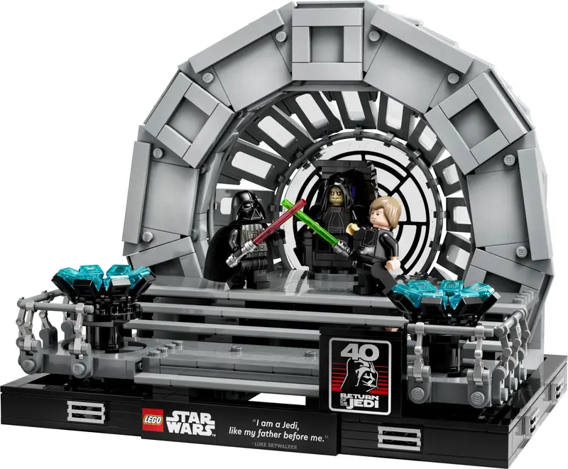 LEGO Star Wars 75352 Emperor's Throne Room Diorama set