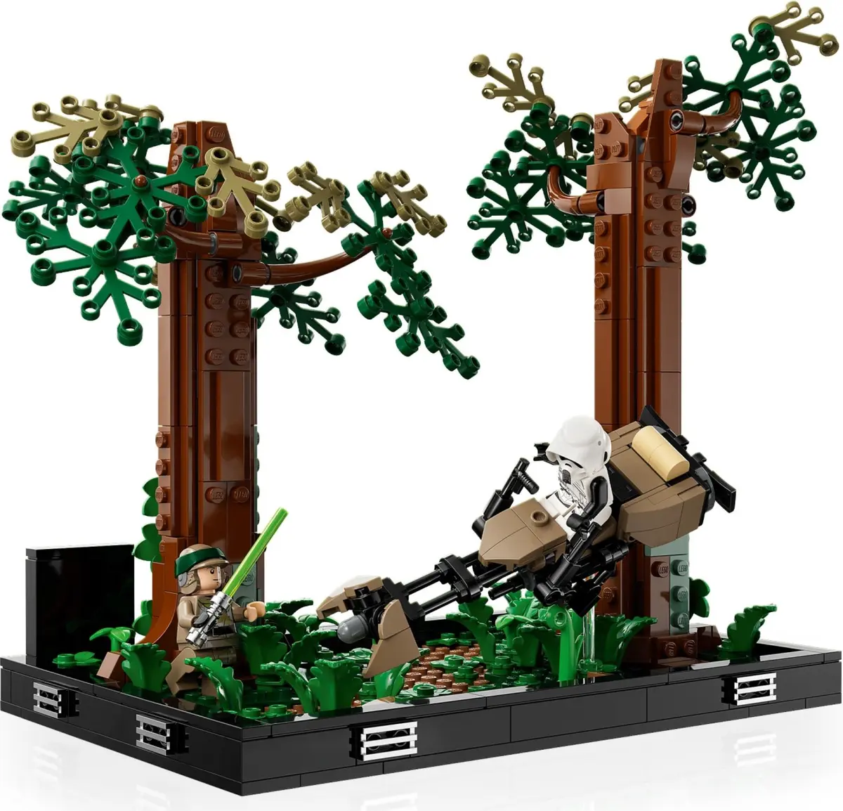 LEGO Star Wars 75353 Endor Speeder Chase Diorama set, image 3
