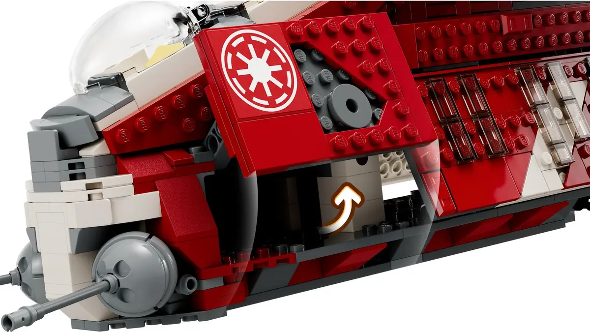 LEGO Star Wars 75354 Coruscant Guard Gunship set, image 8