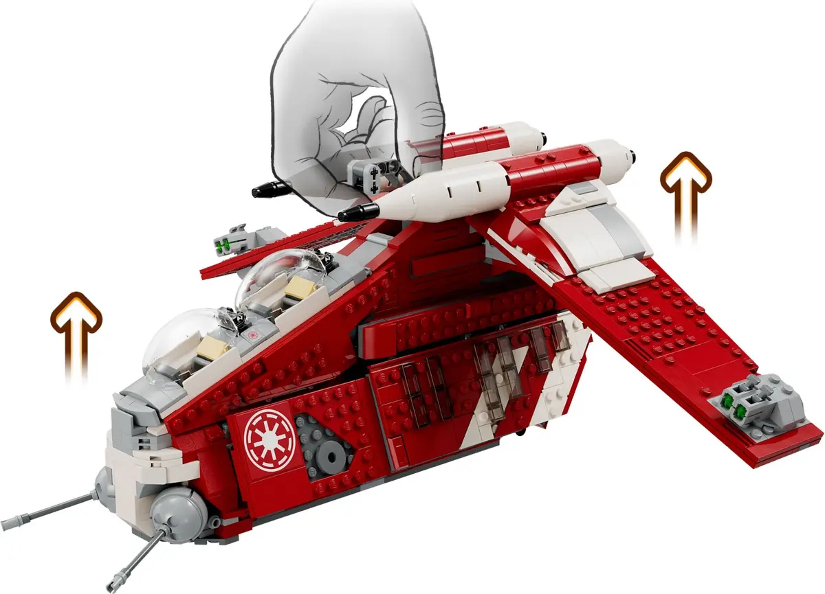 LEGO Star Wars 75354 Coruscant Guard Gunship set, image 7