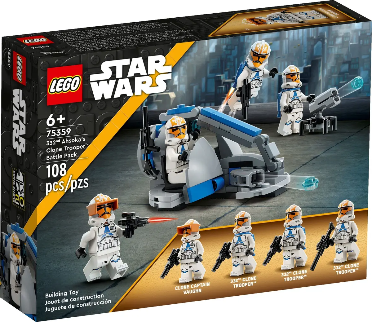 LEGO Star Wars 75359 332nd Ahsoka's Clone Trooper Battle Pack set, image 2