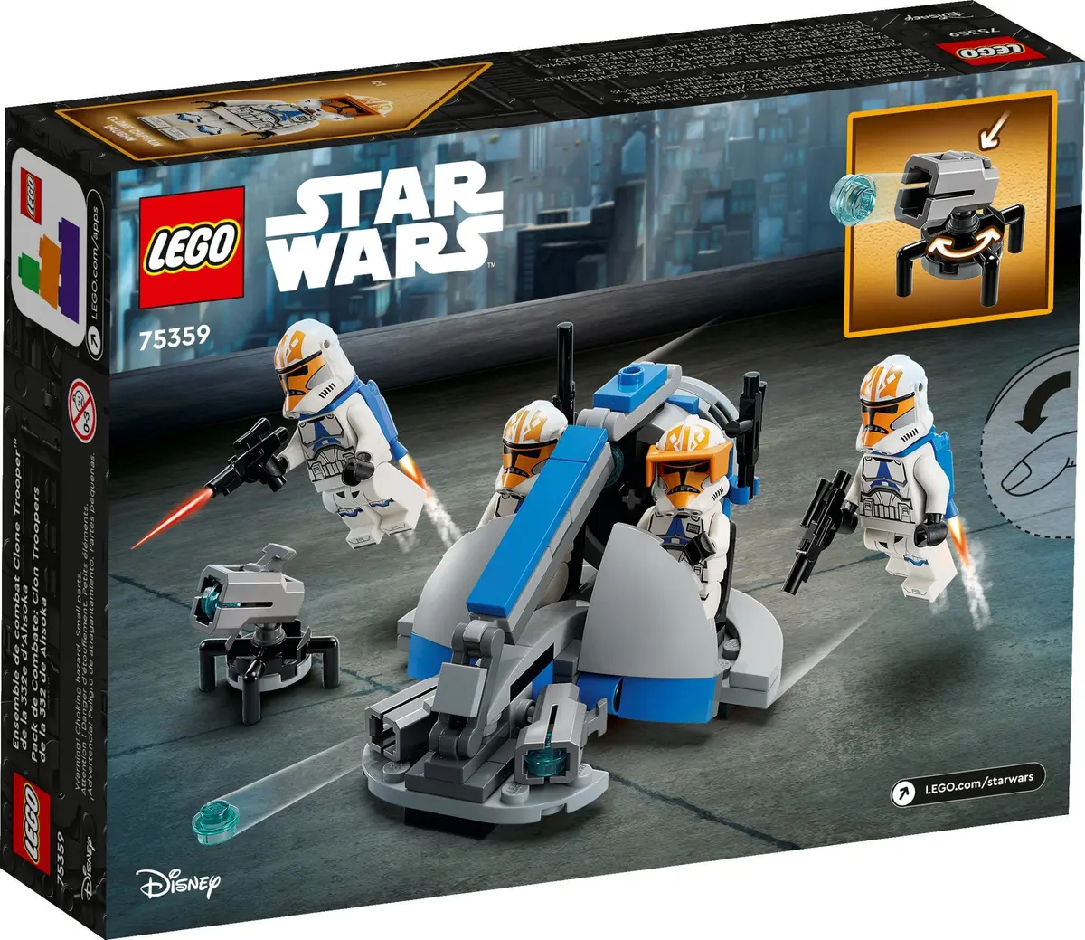 LEGO Star Wars 75359 332nd Ahsoka's Clone Trooper Battle Pack set, image 6