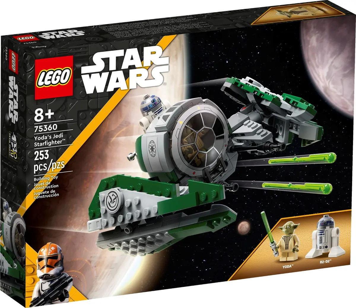 LEGO Star Wars 75360 Yoda's Jedi Starfighter set, image 2