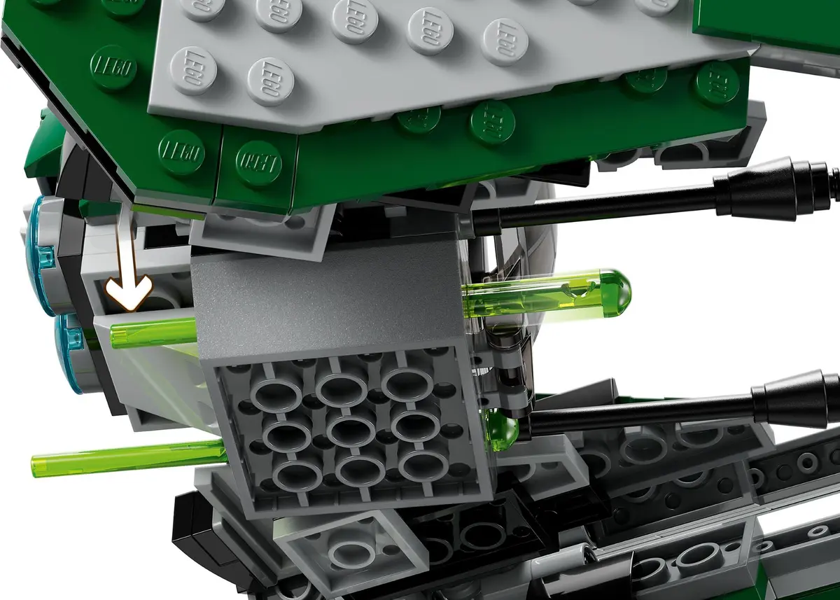 LEGO Star Wars 75360 Yoda's Jedi Starfighter set, image 5