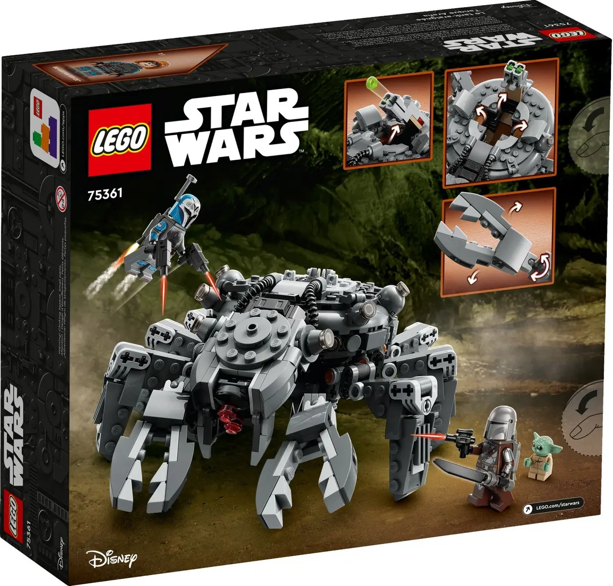 LEGO Star Wars 75361 Spider Tank set, image 8