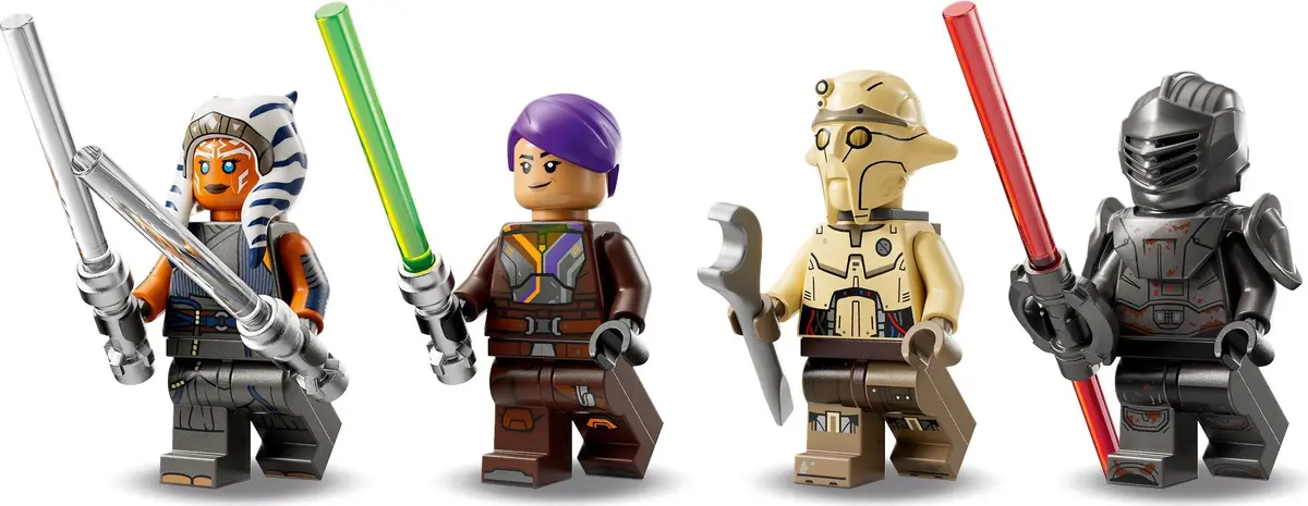 LEGO Star Wars 75362 Ahsoka Tano's T-6 Jedi Shuttle set, image 6