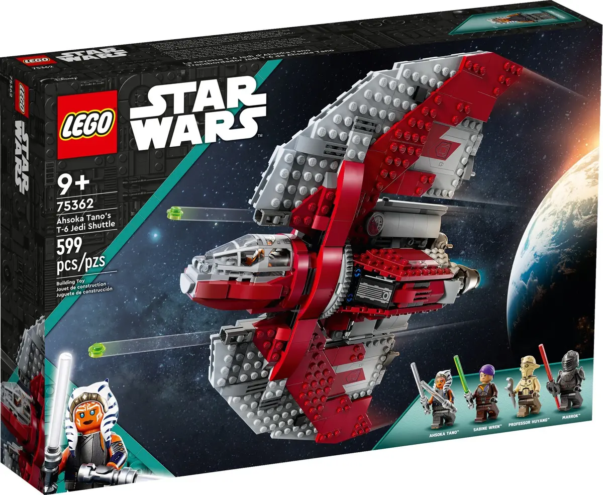 LEGO Star Wars 75362 Ahsoka Tano's T-6 Jedi Shuttle set, image 2