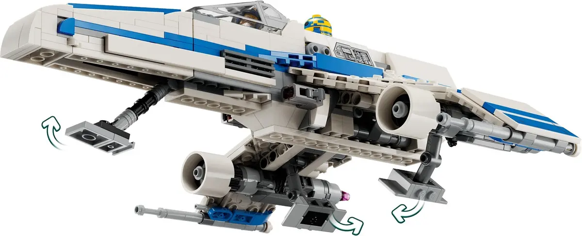 LEGO Star Wars 75364 New Republic E-wing vs. Shin Hati's Starfighter set, image 9