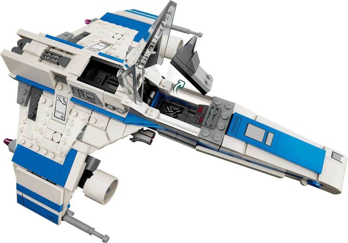 LEGO Star Wars 75364 New Republic E-wing vs. Shin Hati's Starfighter set, image 8