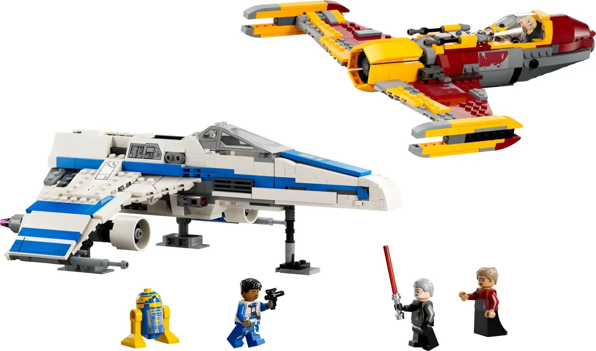 LEGO Star Wars 75364 New Republic E-wing vs. Shin Hati's Starfighter set
