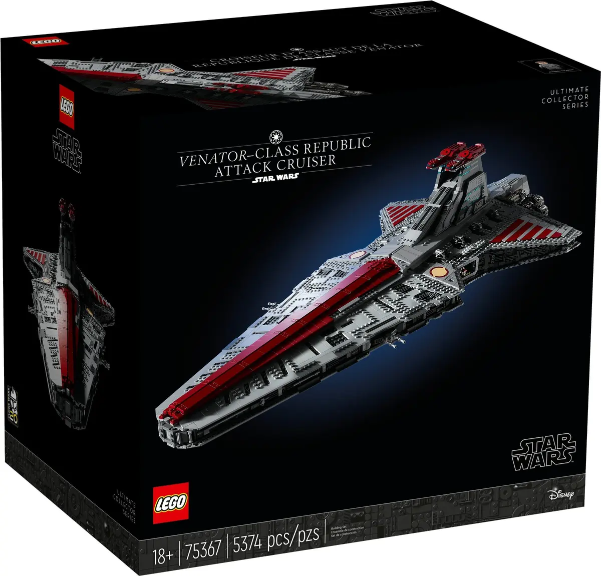 LEGO Star Wars 75367 Venator-class Republic Attack Cruiser set, image 2