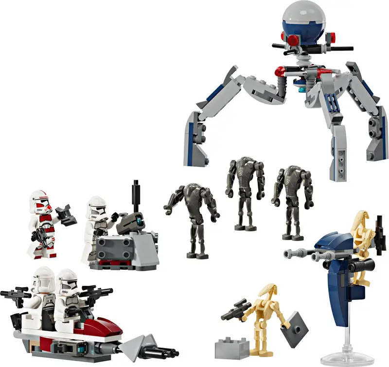 LEGO Star Wars 75372 Clone Trooper & Battle Droid Battle Pack set