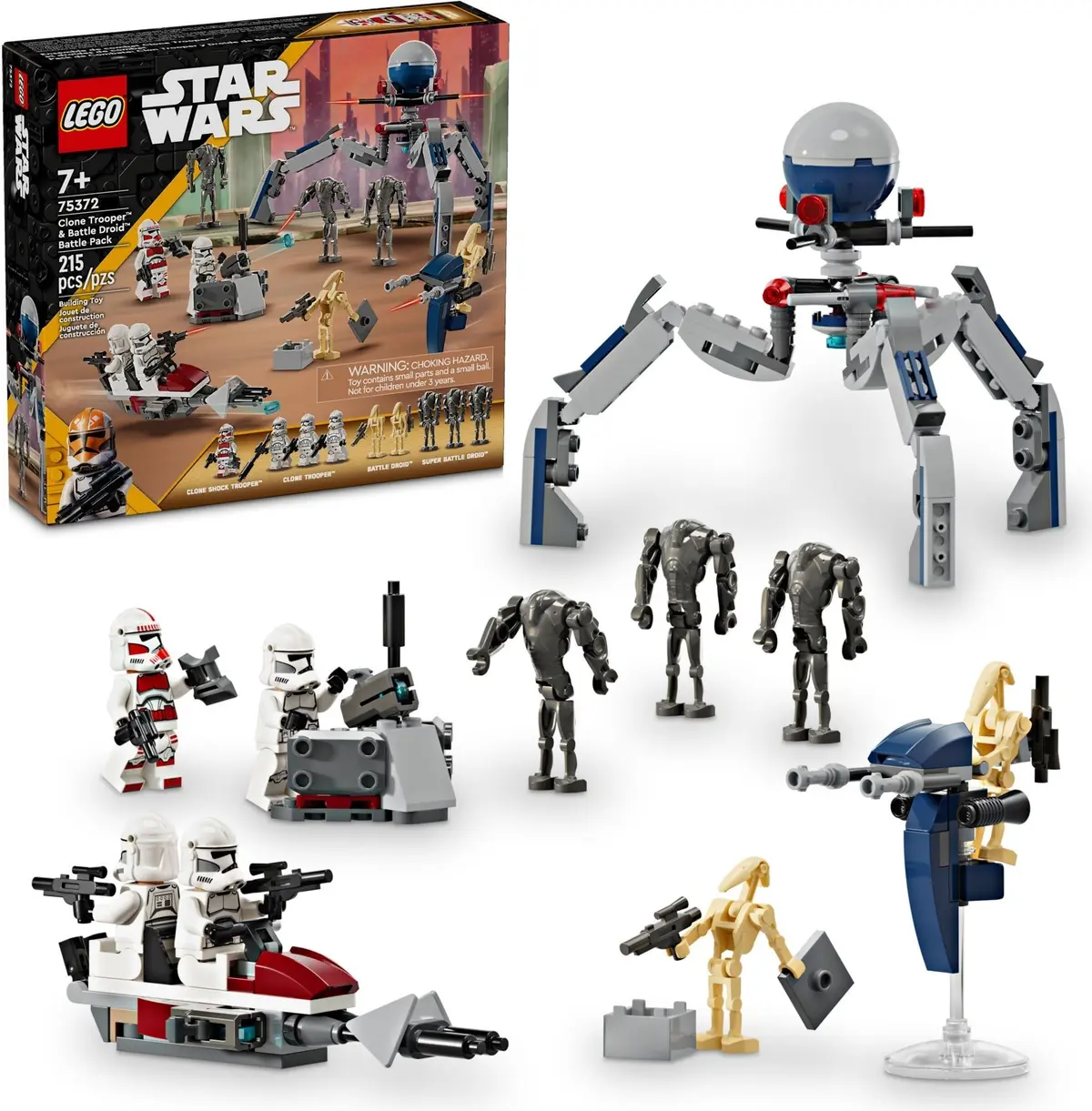 LEGO Star Wars 75372 Clone Trooper & Battle Droid Battle Pack set, image 2